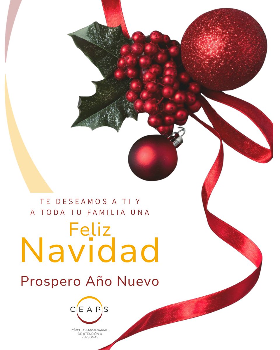 cea_ps's tweet photo. La Navidad pasa.
Los cuidados, no

Desde #CEAPs os deseamos unas felices fiestas y, sobre todo, un 2026 con más cuidados dignos, más reconocimiento a quienes cuidan y más compromiso real.
Menos palabras. Más hechos.
Personas en el centro. Siempre.
Feliz Navidad y bienvenido 2026. https://t.co/paKg23TkNZ