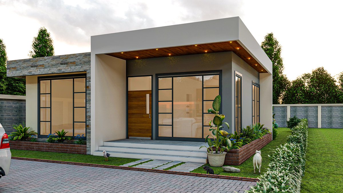 HouseDesignsKe's tweet photo. A #HouseDesigns2025Wrapped Short story.

160sqm 3 bedroom Bungalow &amp; DSQ built in Gitaru, Kiambu County. https://t.co/uoq0JGHXXv