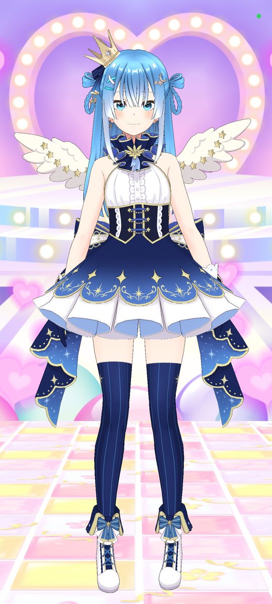 うーん……どっにちしよう……。 アクスタ左で、缶バッジ右かなぁ🤔 #REALITY