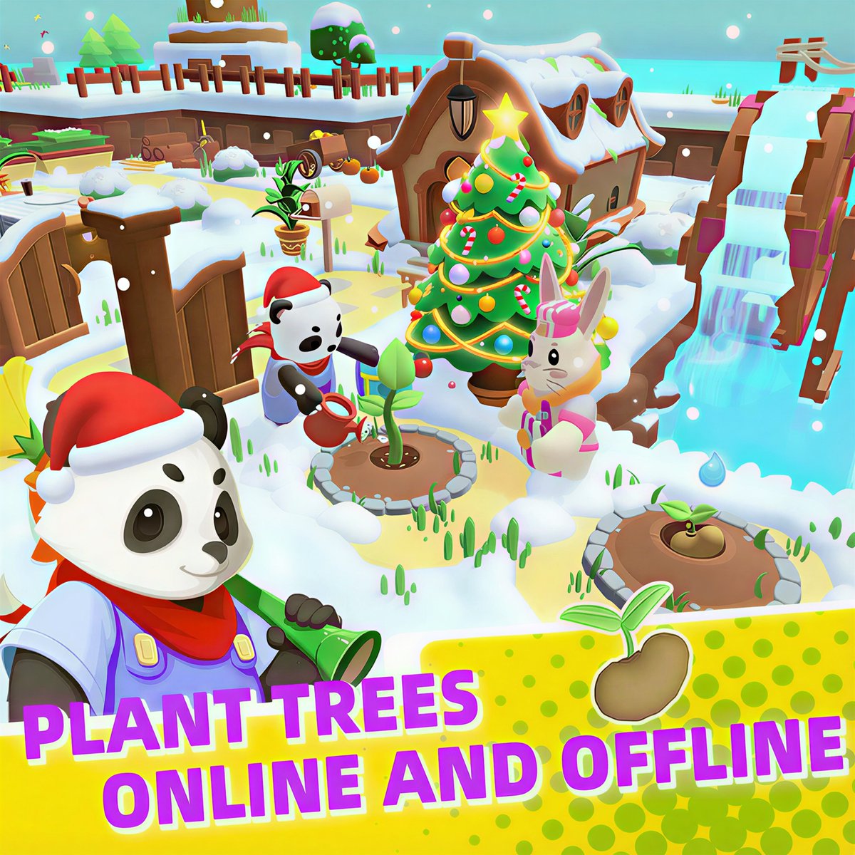 Tanbiiapp's tweet photo. 🎄🌲 #MerryChristmas
Plant a tree in Tanbii and earn rewards 🌱 #Giveaway 

How to join:
1️⃣ RT + Like this post
2️⃣ Plant a tree in Tanbii
👉 Download: https://t.co/vN7wi7BMPd
3️⃣ Comment with:
Tree-planting screenshot
A Christmas wish 🎁🎄
Your in-game account ID

🎁 Rewards (All participants):
🎖️ Green Ambassador Discord role
💎 $10 worth of Diamonds
 (Diamonds can be used in the upcoming in-game shop)

🌟 Special Rewards (Top 5 by likes):
🎁 Eligibility for Tanbii’s first official #Airdrop 

🎉 1 Surprise bonus winner
⏰ Dec 23–26, 2025

Plant a tree in Tanbii and make a green wish for our planet #NFTs #Web3 #Gaming #Airdrops