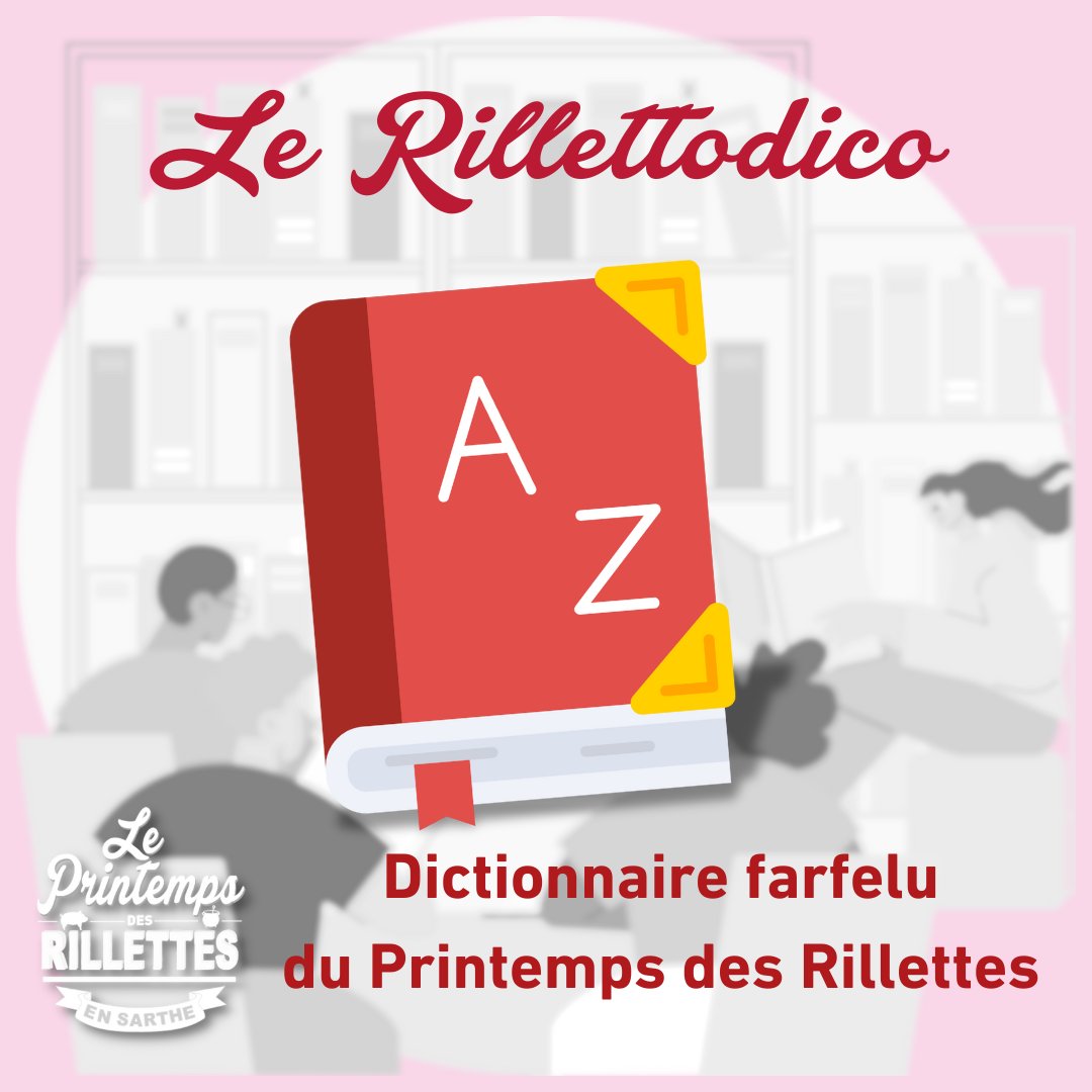 Rillettes or not Rillettes ? Savez-vous ce qu'est une "BISETTE", un "RILLETTOLOGUE" ou un "E-POTE" ? 🤔
👉printempsdesrillettes.fr/rillettodico/
Le RILLETTODICO, le dictionnaire farfelu du #PrintempsdesRillettes pour tous ceux qui aiment les #rillettes en #Sarthe et dans le monde ! 🤣