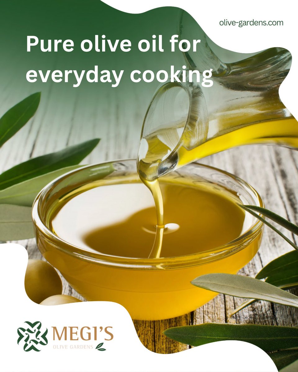Clean taste, balanced texture, and reliable quality make it a simple choice for cooking you can trust. 🫒✨

#MegisOliveGardens #OliveOil #EverydayCooking #PureOliveOil #NaturalTaste #KitchenEssentials #QualityIngredients #FromOrchardToKitchen