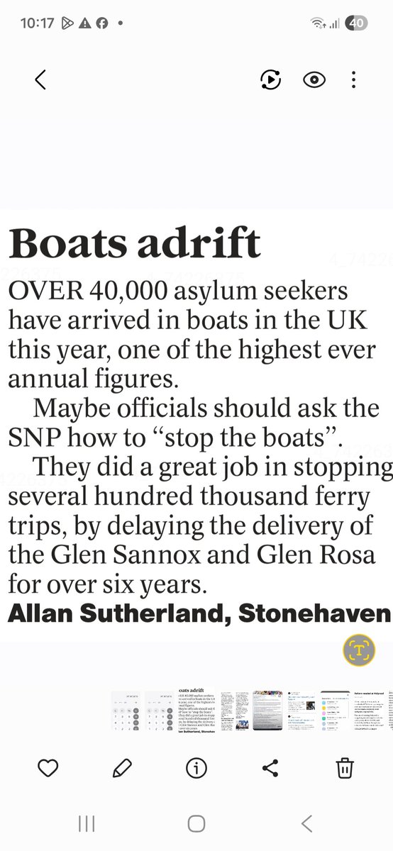 sud55_allan's tweet image. STOAP TO BOATS! Ask the SNP they're the experts! Look what they did to the ferries!