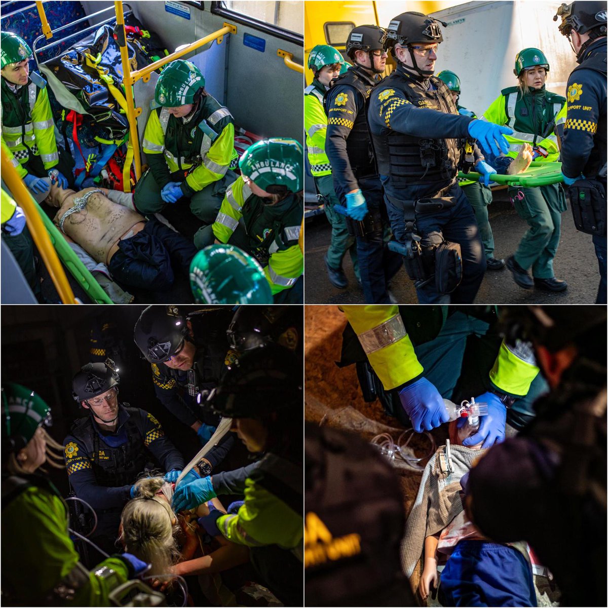 This week Paramedic Class 27 took part in a joint Major Incident Training Day, run by NAS Incident Response Team and the Garda Special Tactics &amp; Operations Command.

Invaluable joint training with An Garda Síochána’s Armed Support Unit.

📸Damien Storan