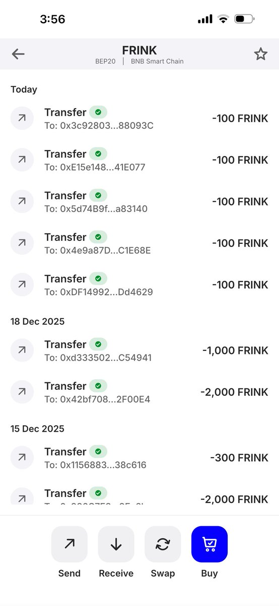FRINKCOIN_BSC's tweet photo. ๐ Frinkcoin Mega Giveaway Completed!
โ
Rewards have been successfully distributed to all participants who completed every task.
Thank you for your amazing support ๐
More campaigns coming soon ๐
#Frinkcoin #Giveaway #Airdrop #CryptoCommunity #BSC https://t.co/x2MZkKqwMN