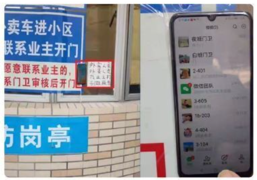 微信门禁系统示意图