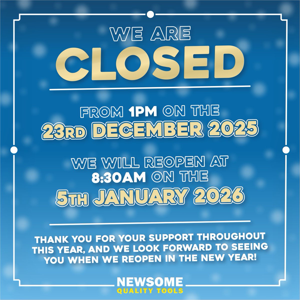 Newsome Tools tweet media