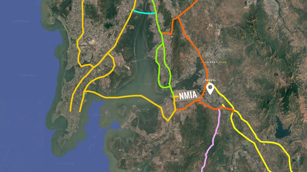 jaideepkane's tweet photo. How To Reach Navi Mumbai International Airport? 
Detail Video On NMIA Connectivity 

Full Video Link-
https://t.co/6vMHFvdOmS

Pic1- NMIA Connectivity
Pic2- NMIA Road Connectivity Options Available At Present
Pic3- Pune/Konkan To NMIA Connectivity
Pic4- Interchange On NH 548 https://t.co/st0ALjxIXg