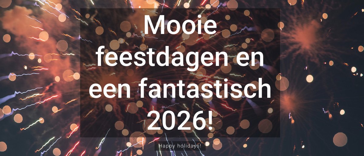 cardsolutionsbv's tweet photo. CARD Solutions wenst u mooie feestdagen en een fantastisch 2026! 🥳🎆🎉 https://t.co/B38eJTTy1S