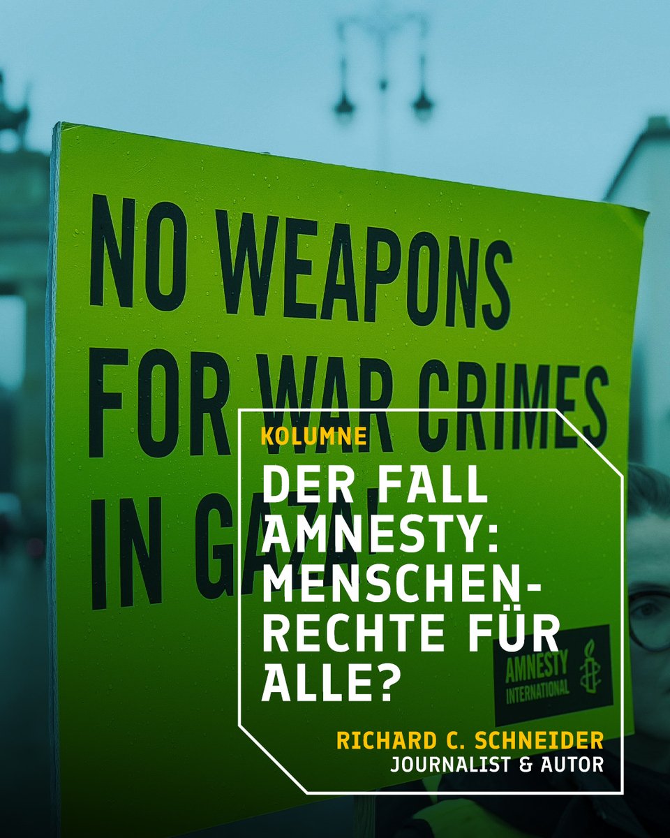 LiberaleModerne's tweet image. 🇮🇱🇵🇸 Mit deutlicher Verspätung stuft Amnesty International @amnesty das Massaker der Hamas vom 7. Oktober 2023 als Kriegsverbrechen ein. Juristisch korrekt, moralisch notwendig – und doch wirft der Zeitpunkt Fragen auf. Warum brauchte eine der einflussreichsten…