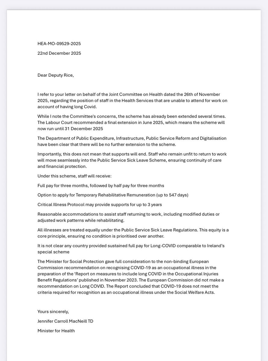 Pádraig Rice TD tweet media