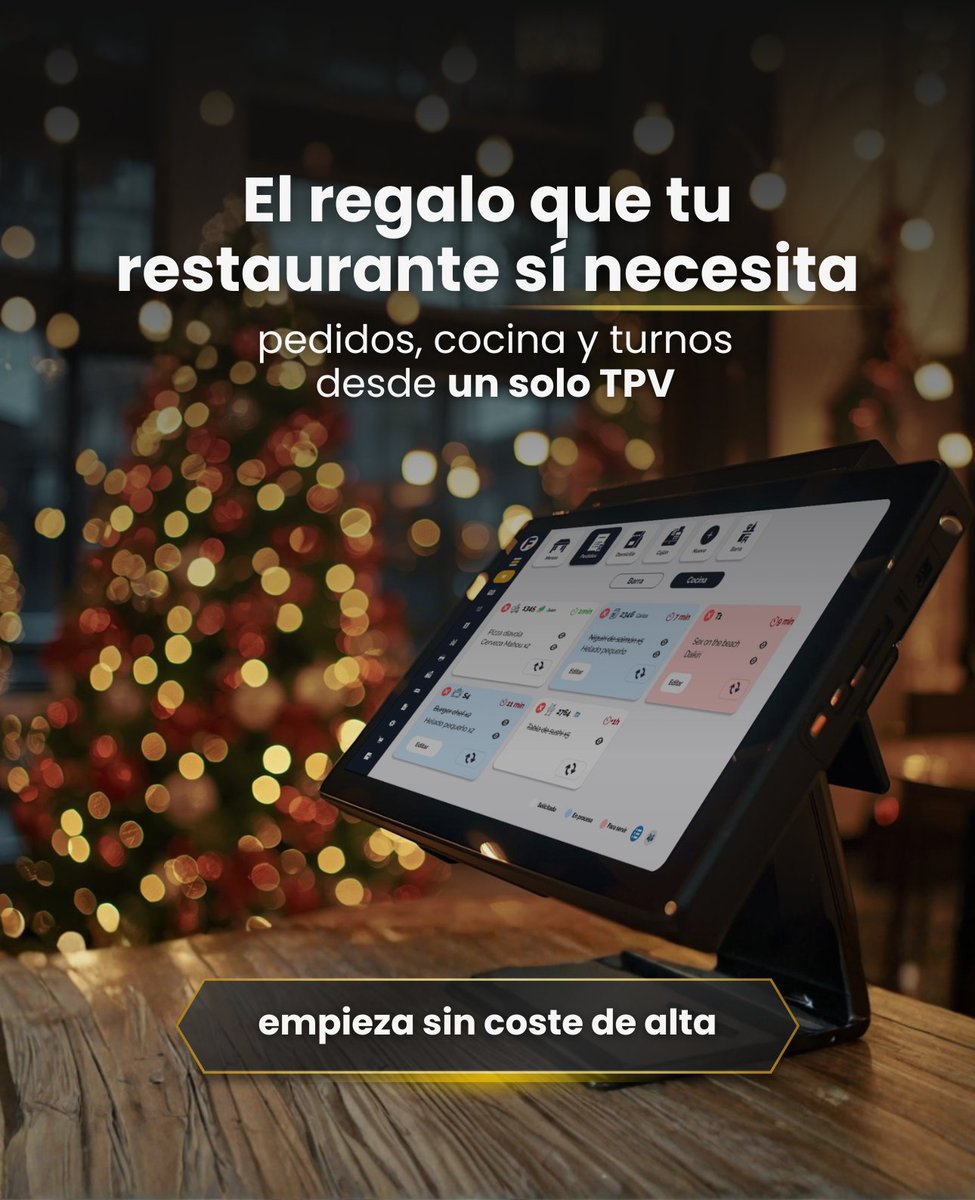 FoodeoOficial's tweet photo. En Navidad no quieres más regalos.
Quieres que todo funcione.

Menos caos en cocina, más control en sala y más tranquilidad.

Ahora puedes probar Foodeo con alta gratuita (valorada en 150€) por tiempo limitado: https://t.co/uL7dDioEZF
#hostelería #TPV #cartadigital #restaurante https://t.co/qjAcAyJlHk