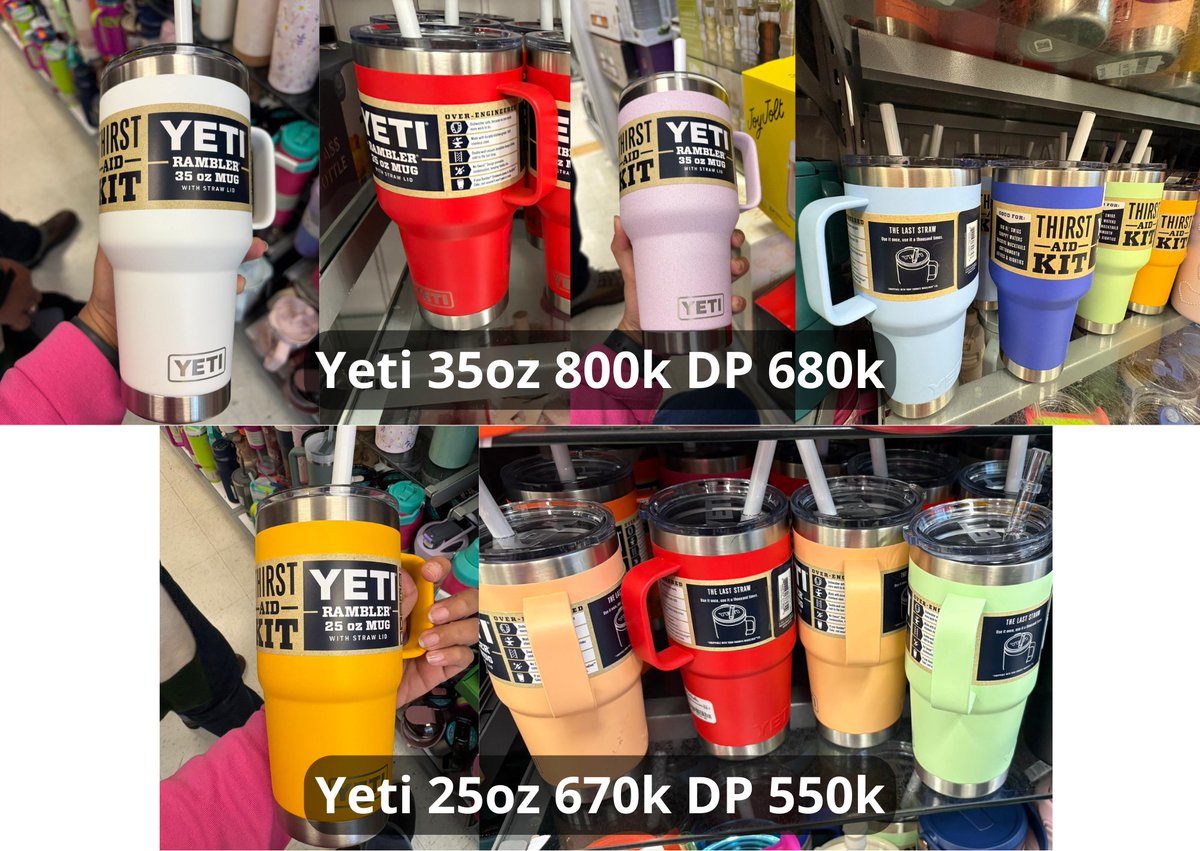 dalbitdotco's tweet image. 🇮🇩 INA G.O. ㅡ  jastip US 🇺🇸 handcarry 

🥃various drinkware 🥃

stanley, owala, yeti, hydroflusk

💰: check pictures for pl
🚚: jkt ㅡ j&amp;amp;t shopee
💌: incl packing fee

📅: close po dec 27th @ 6 pm

✅ dp

how to order ⬇️

💙 #dalbitgo