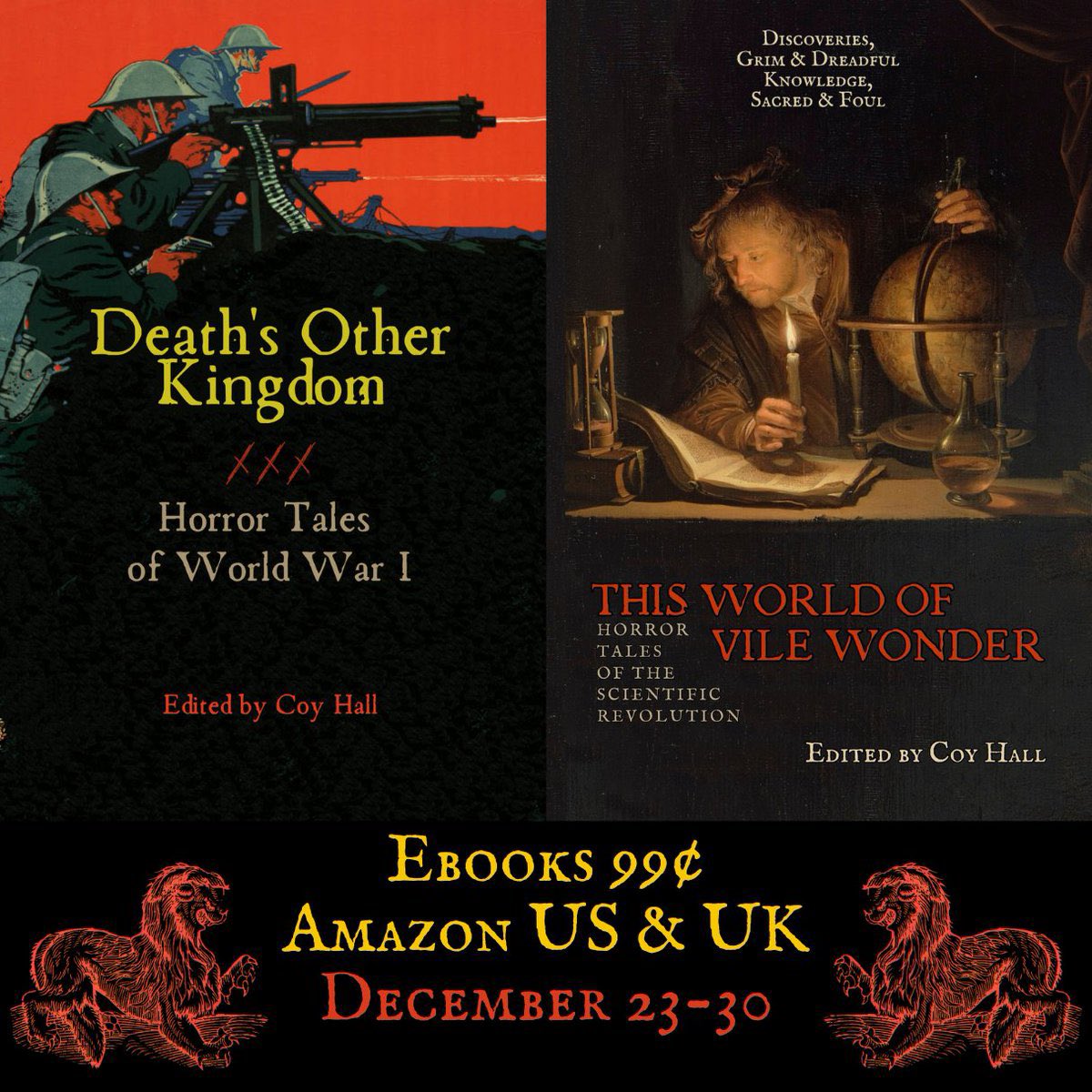 CoyHallBooks's tweet image. The Scythian Wolf historical horror anthologies are on sale for 99¢ this week!