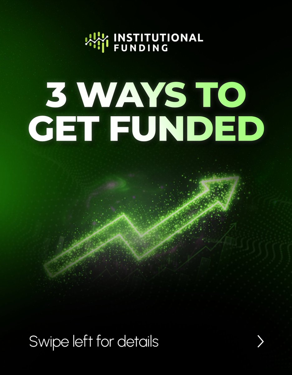 InstFunding's tweet image. These are 3 Ways to Get Funded ⬇️

🚀 Instant Funding – Start with a live account, and keep the profits

📊 Standard Challenge – Pass a structured evaluation to prove your skill

⌨️ One Step Challenge - Pass one phase to get funded

No fluff. No grey areas. Just real funding