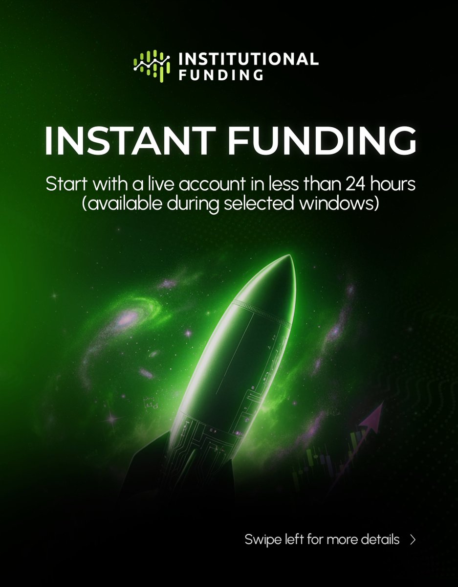 InstFunding's tweet image. These are 3 Ways to Get Funded ⬇️

🚀 Instant Funding – Start with a live account, and keep the profits

📊 Standard Challenge – Pass a structured evaluation to prove your skill

⌨️ One Step Challenge - Pass one phase to get funded

No fluff. No grey areas. Just real funding