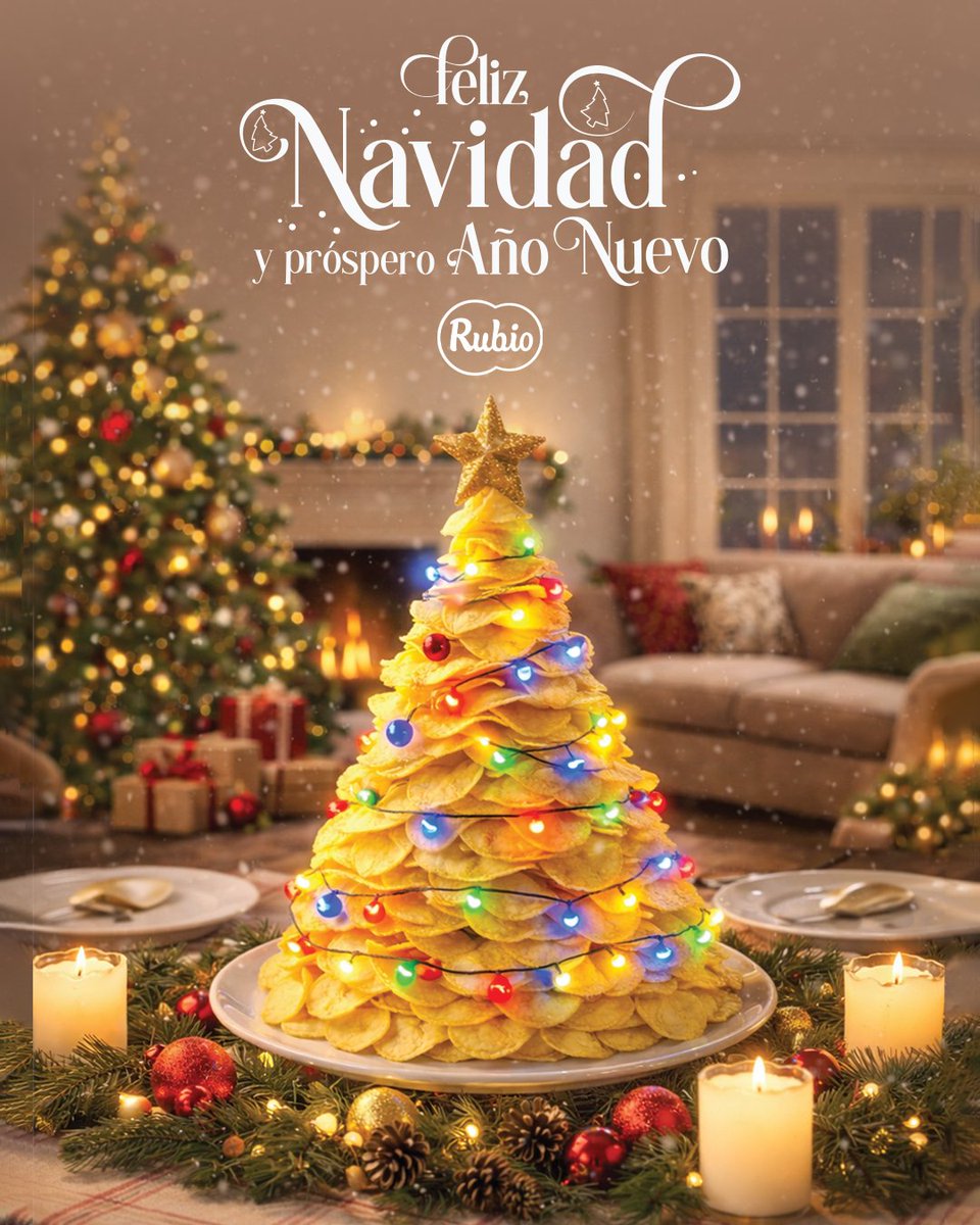 🎄✨ De parte de todo el equipo de Patatas Rubio. Que esta Navidad esté llena de risas y momentos que saben a hogar.

Nosotros seguiremos haciendo lo de siempre: cuidar cada detalle para estar presentes en los momentos que de verdad importan.

💛🥔 Felices Fiestas.
#snacks #chips