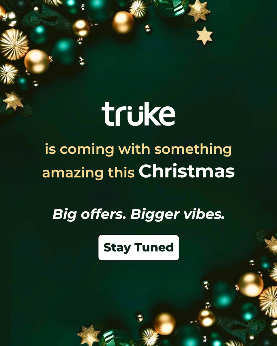 Something amazing is coming this Christmas 🎄
Big offers. Bigger vibes.
Stay tuned 👀
#ChristmasVibes #BigOffers #ComingSoon #Truke #TechDeals #earbuds