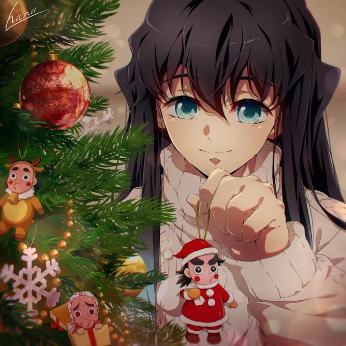 くんの家のクリスマスツリーの飾りは クセ強め 少し早いけどMerry Christmas