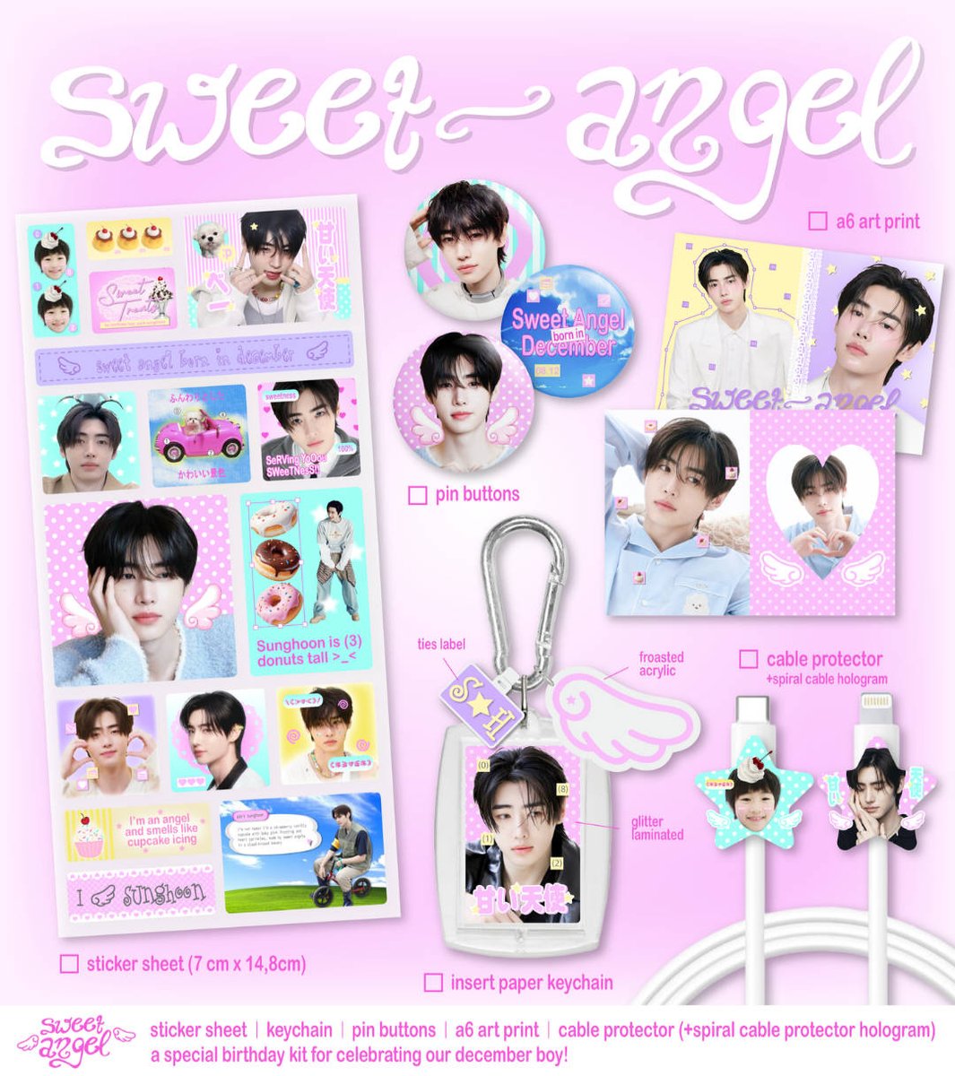 stuffsite's tweet photo. sells - interest check 

helloOw engene! 🤍🪽 aku mau open po HOONKI BDAY KIT ini &amp;&amp; bakal bagi bagi freebies jg tanggal 25 nnti 👀⭐️ dr0p ur @ if u want to be tagged yaw! [svnsunfiles] https://t.co/kxiLJNiG0f