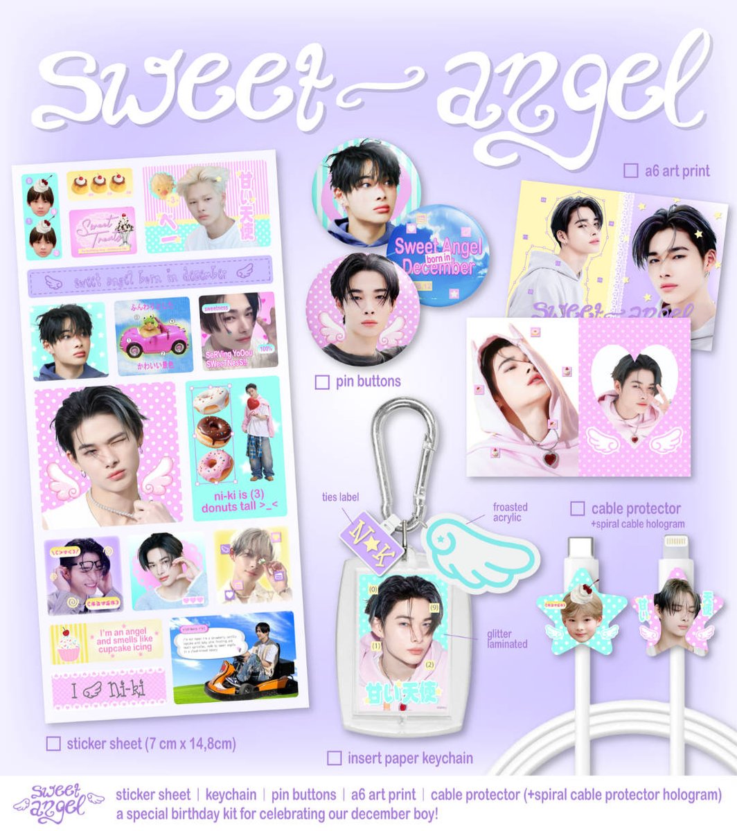stuffsite's tweet photo. sells - interest check 

helloOw engene! 🤍🪽 aku mau open po HOONKI BDAY KIT ini &amp;&amp; bakal bagi bagi freebies jg tanggal 25 nnti 👀⭐️ dr0p ur @ if u want to be tagged yaw! [svnsunfiles] https://t.co/kxiLJNiG0f