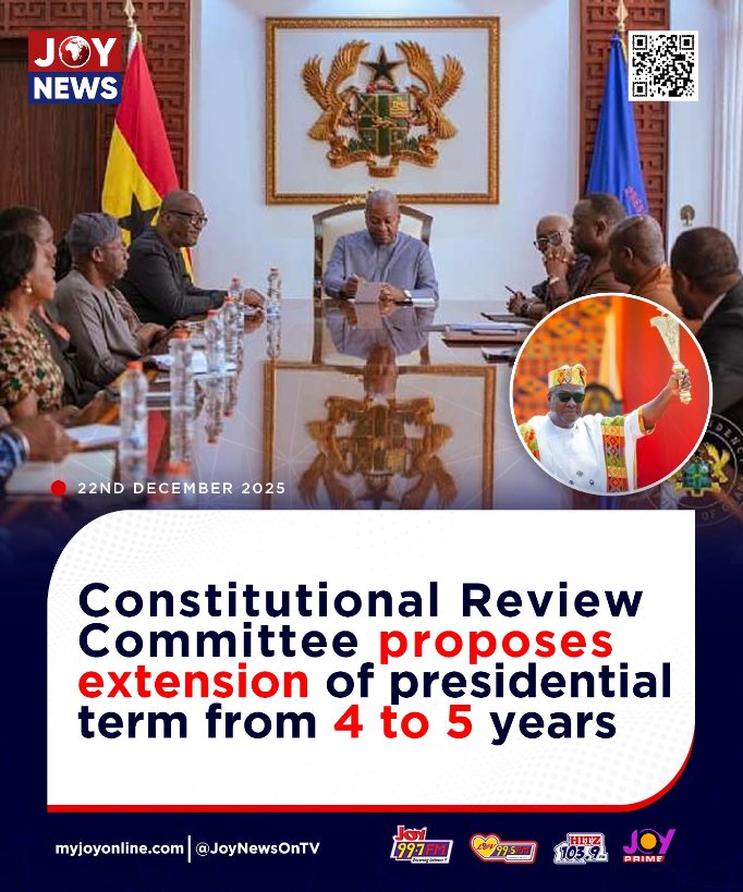 I humbly disagree with this proposal, 4-year term is good. If care it's not taken a president will come and hijack us for a long time. It's a good proposal for a president that delivering results. We need a middle ground to send a bad president home early enough not to destroy us