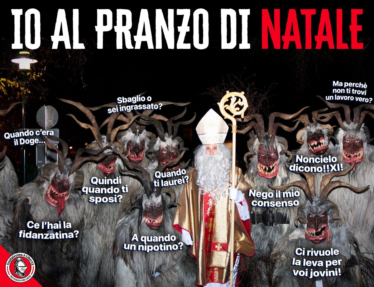 LoImperatore's tweet photo. Nella mia mente: O domine, dona mihi fortitudinem, ut quae mutare possim, mutem; ac aequum animum, ut quae non possim, clementer feram; ac sapientiam, ut haec ab illis discernam.

#23dicembre #pranzonatale #cenone #nenanatale #natale https://t.co/HXSUXLNSqm