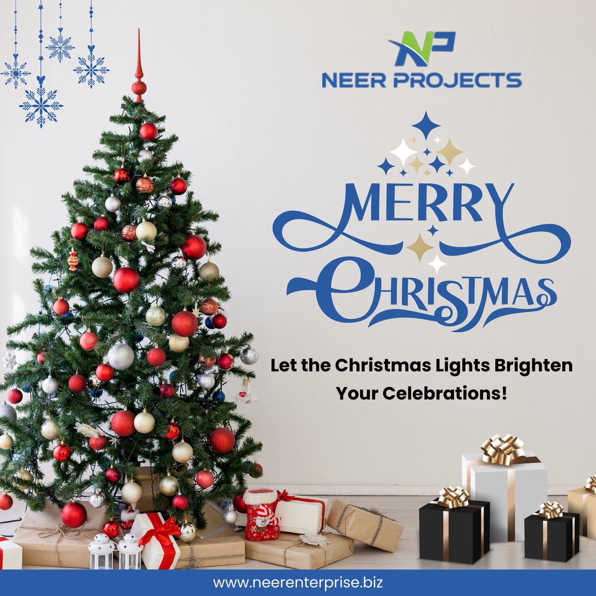 neerenterprise's tweet image. May your celebrations be full of peace, love and cheerful memories that make this Christmas truly special.

Visit us: neerenterprise.biz

#NeerEnterprisePvtLtd #NeerProjects #Christmas2025 #MerryChristmas #ChristmasLights #ChristmasCelebration #WarmWishes