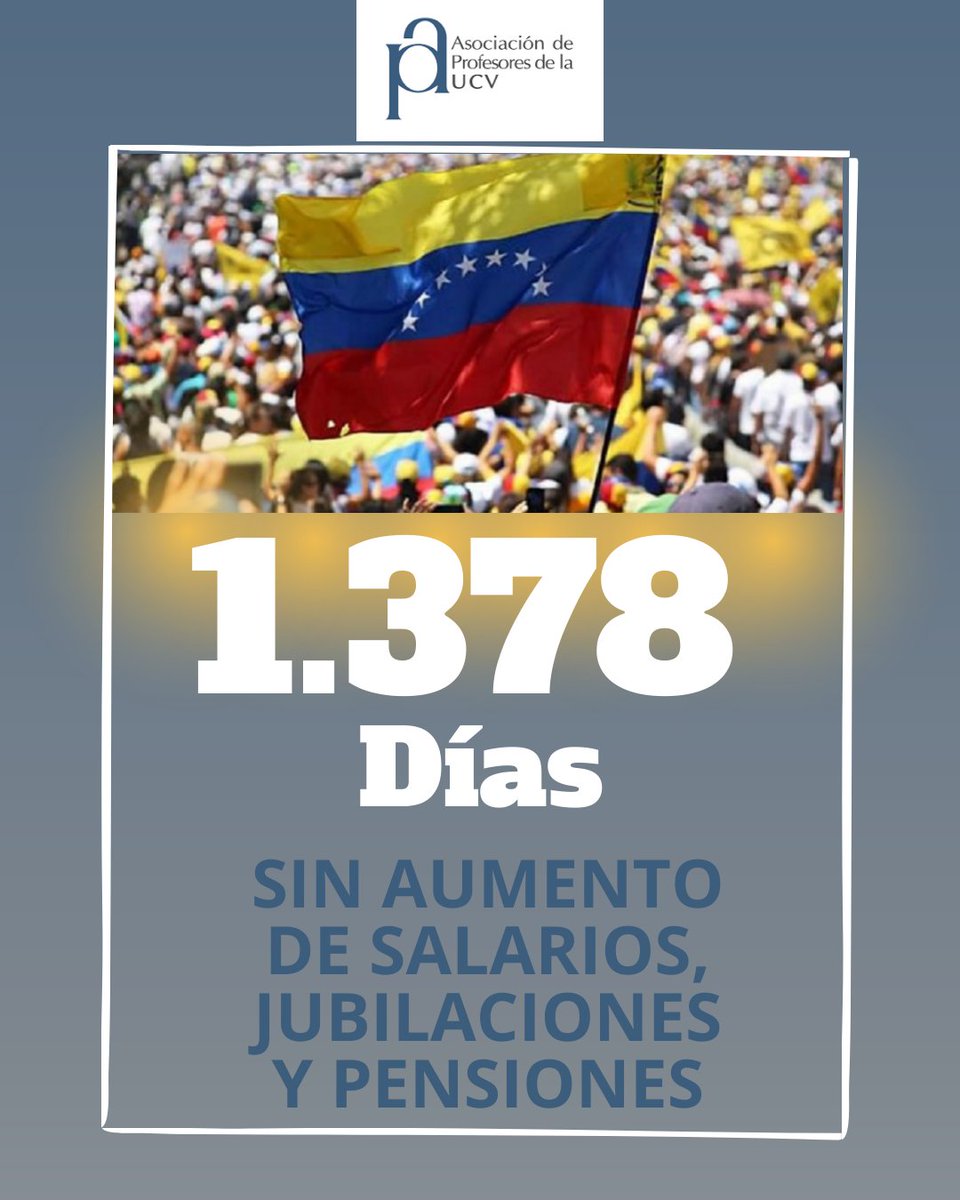 #UCV #Venezuela #SalariosDignosYa #BonoNoEsSalario