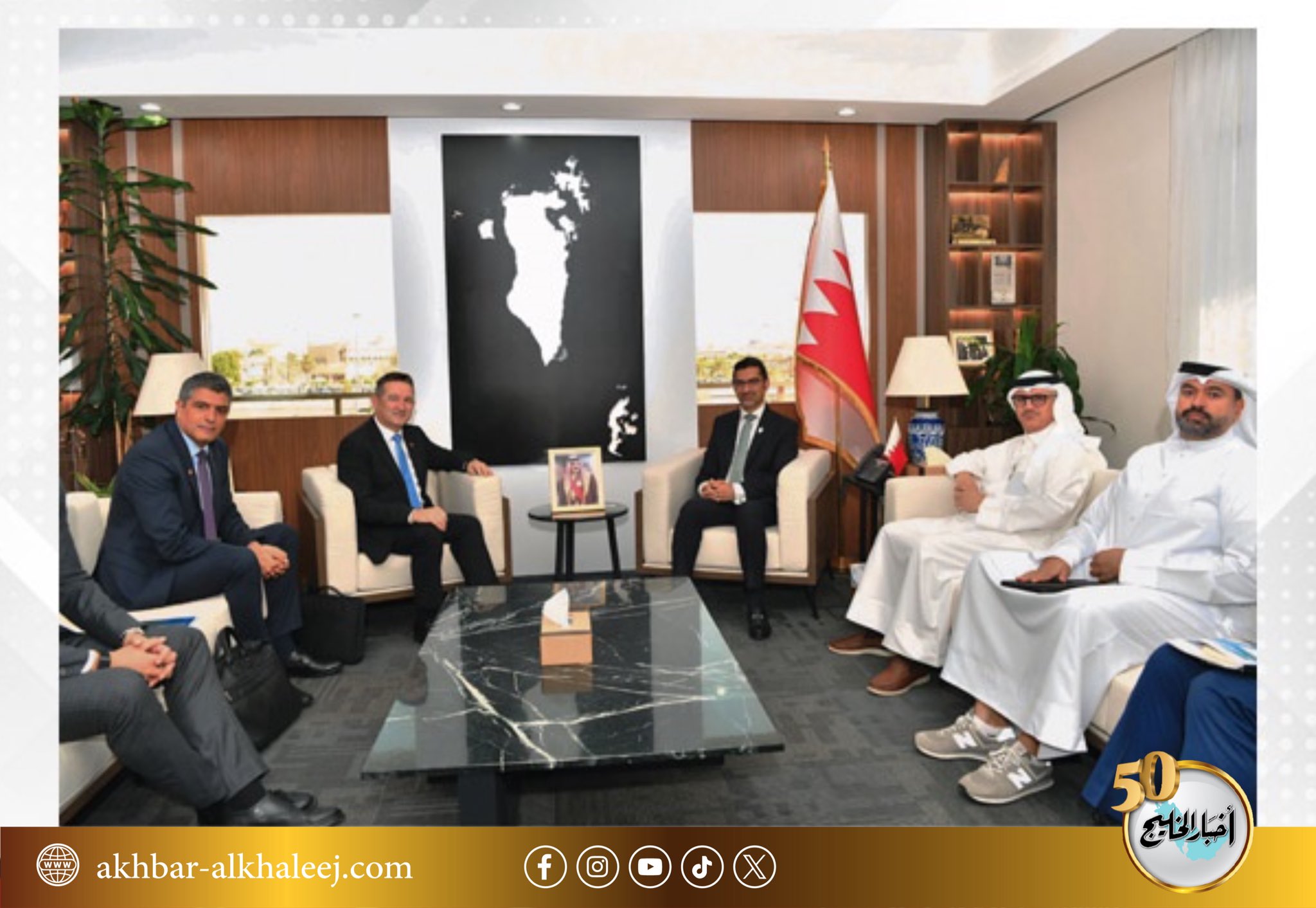 وزير شؤون البلديات والزراعة يستقبل سفير الاتحاد السويسري لدى مملكة البحرين #البحرين 