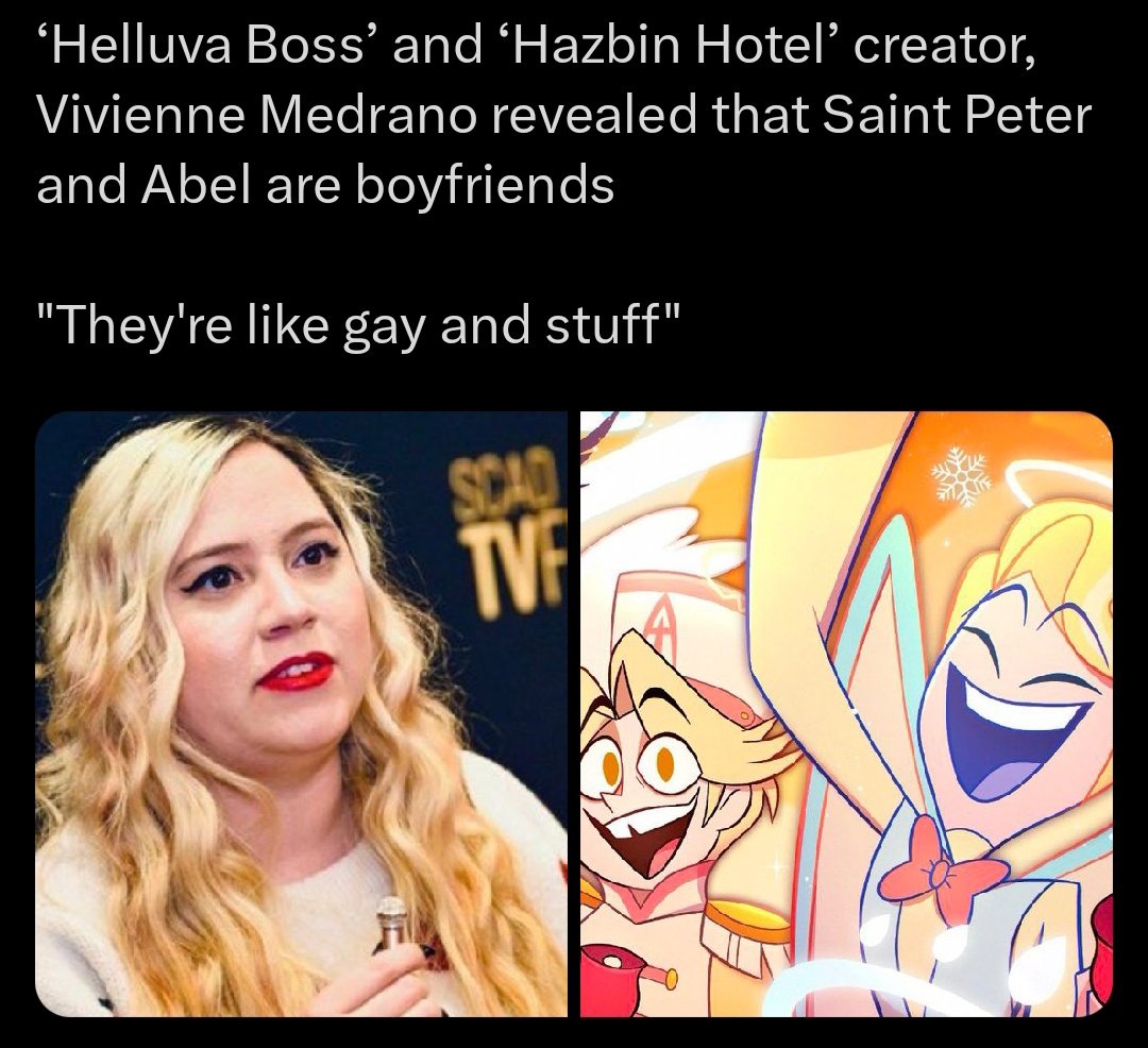 Kiru_Tigrist's tweet photo. If anyone ever tells me again, "But Abel can't be with Emily, he's canonically st Peter's boyfriend," and attaches this post as proof, I'll leave this planet.
You believe EVERYTHING YOU SEE ON THE INTERNET I can't do this anymore... https://t.co/t3BDmEnAGD