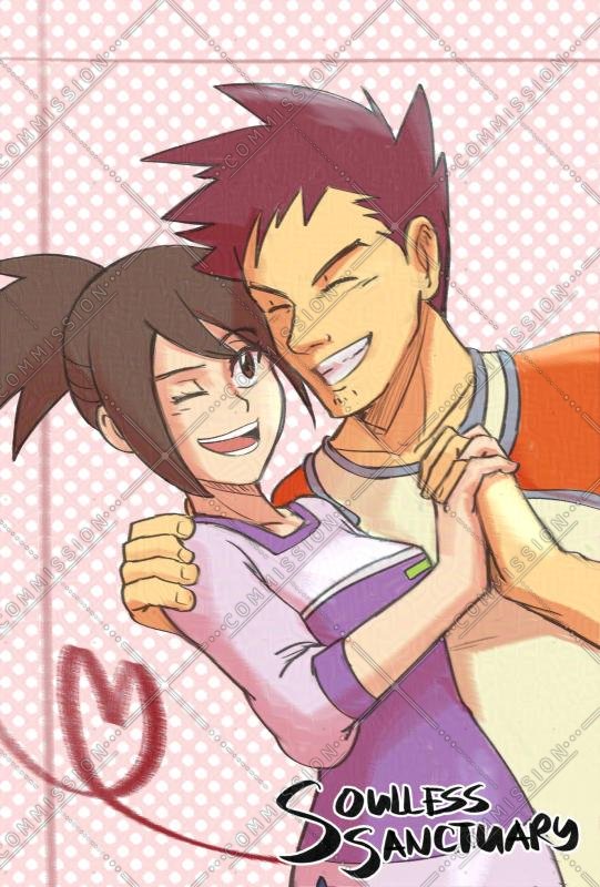 Colored Sketch Portrait Skeb Cxmm for @/SubzeroIceSkater, thank