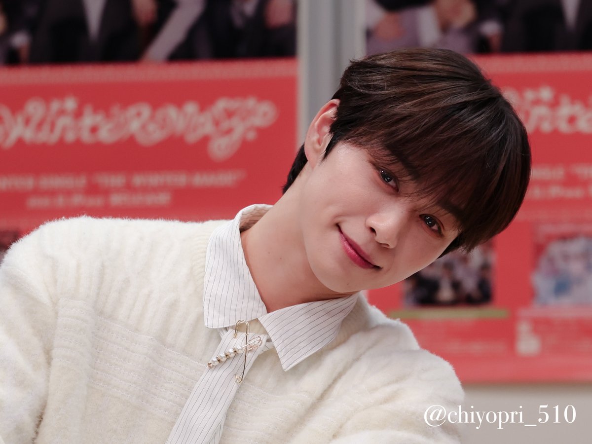 瞳の中までキラキラ🌌 #後藤威尊 #INI全員サイン会