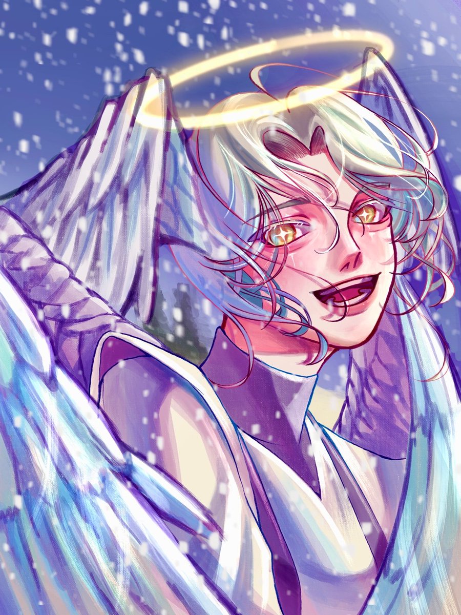 jeongddongchick's tweet image. 작년 그림 리메이크 했어요
(2024&amp;gt;&amp;gt;&amp;gt;&amp;gt;&amp;gt;2025)
#remake #크리스마스 #Christmas #angel #일러스트 #illustration #procreate #paint  #arttag2k20 #wip #oc #rkgk #illust #art #dailyart #그림계정 #aesthetic #artwork #그림쟁이 #え #イラスト #落書き