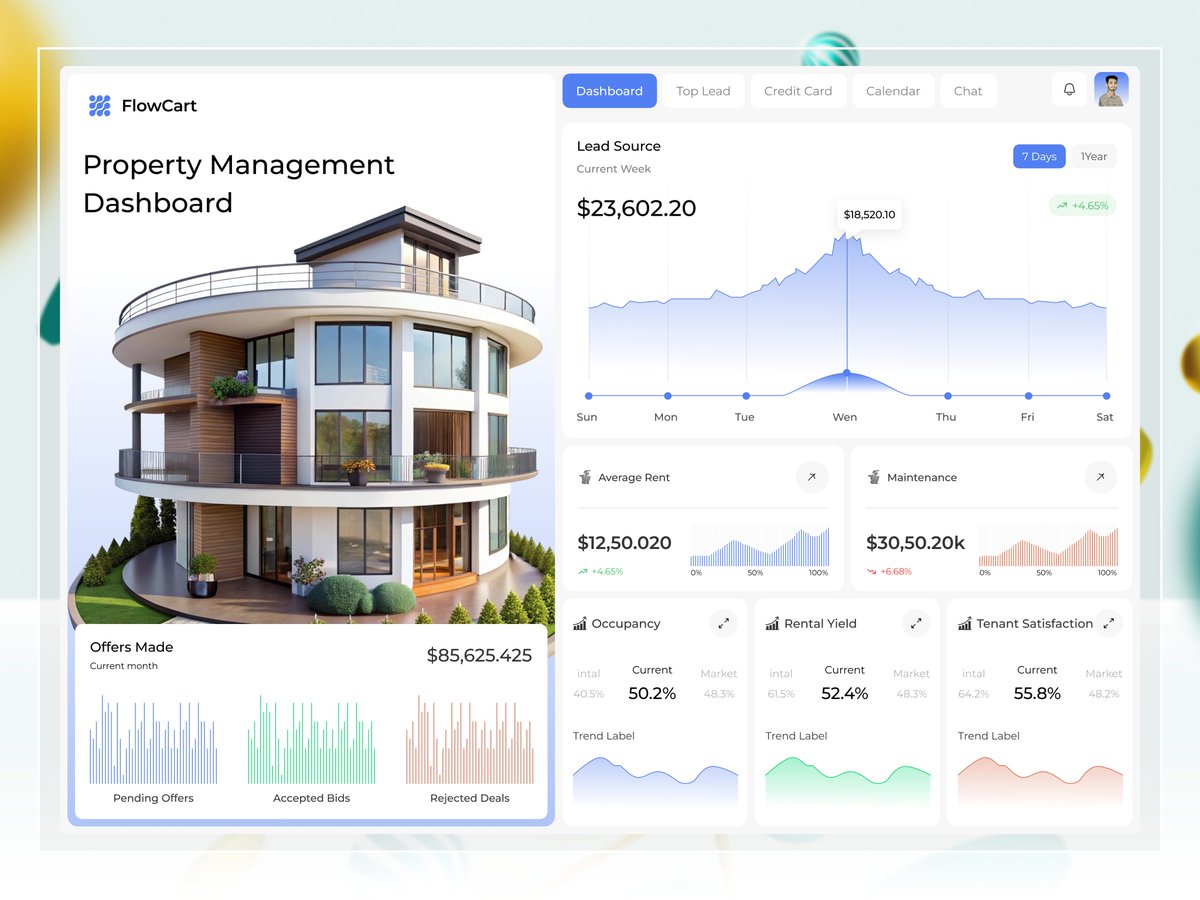 expertsquadnet's tweet photo. Property Management Dashboard Design By ExpertSquad, 
For Full Dashboard UI/UX Design 
Case Study Check Bellow🔥

Dribbble👇
https://t.co/FLbOE0URIa

Behance👇
https://t.co/ZTWMuxwMxg

#Dashboard #PropertyDashboard #RentalDashboard
#landlorddashboard #ExpertSquad https://t.co/tueb2G3XDs