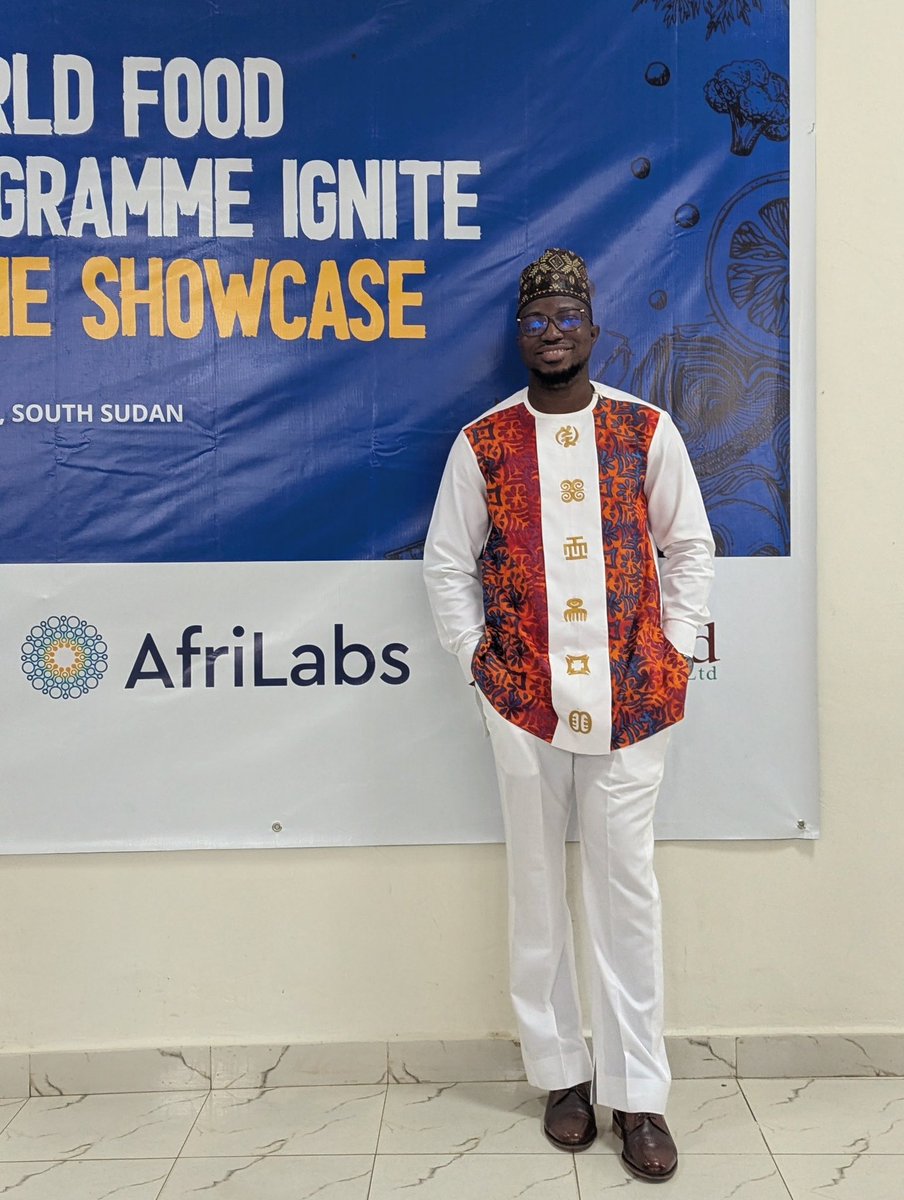 arahimsi's tweet photo. Attending the @WFP IGNITE food systems challenge demo day in Juba, South Sudan was a remarkable experience. This program, implemented by @AfriLabs, is dedicated to identifying, supporting, and scaling local MSMEs that are developing innovative solutions throughout the agricultural value chain in South Sudan.

I had the honor of delivering the welcome address and serving as a Jury member for the MSME Pitches. It was inspiring to witness the creativity and dedication of the participants as they presented their ideas aimed at transforming the agricultural landscape in the region.