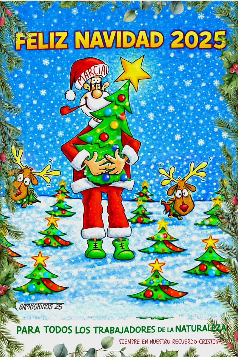 🎄Feliz navidad y prospero año nuevo a todos los trabajadores y amantes de la naturaleza ❗🎄
.
.
.
.
.
<a href="/AMGVA/">AGENTESCV</a> <a href="/APAMCV/">AGENTES APAMCV</a> <a href="/apamcyl/">APAMCYL</a> <a href="/APAMCLM/">🚔🌳Asoc. Agentes Medioambientales CLM</a> <a href="/AEAFMA/">Asociación🇪🇦Agentes Medioambientales</a> <a href="/agentsruralscat/">Agents Rurals</a> <a href="/GVAbforestals/">Servei Bomber(e)s Forestals GVA</a> <a href="/Guardas_na/">Basozainak / Guarderío de Medio Ambiente</a> <a href="/Biz_Basozainak/">BizkaikoBasozainak</a> <a href="/ForestalesAAEF/">ForestalesAndalucía</a> <a href="/ecologistas/">Ecologistas en Acción</a> <a href="/AAMMGranCanaria/">AAMM_GranCanaria</a> <a href="/aamm_murcia/">AM Región de Murcia</a> <a href="/APAFORIOJA/">AGENTES FORESTALES LA RIOJA</a>