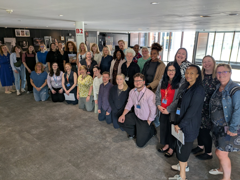 grapevinecandw's tweet photo. Grapevine's Year in Photos ✨MAY✨ Here's our team at @BelgradeTheatre with the brilliant staff from @CE_LawCentre at the start of a day helping Coventry people affected by the government's proposed changes to disability benefits to respond to the consultation online or on paper. https://t.co/tjv5HjDdFP