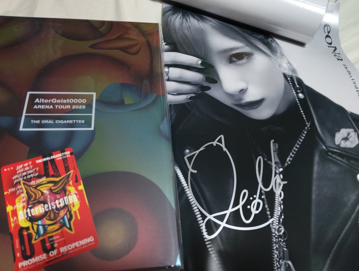 ReoNa 上海公演 複製サイン入りポスター レア 激レア】ReoNa 複製サイン入りポスター ReoNa 上海公演 複製サイン入り