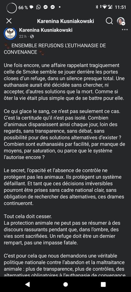 20320Vero's tweet image. Merci de signer en masse SVP 🙏 🍀 
Ensemble refusons l'euthanasie de convenance et la maltraitance sur nos amis les animaux 🙏✍️✍️✍️
petitions.assemblee-nationale.fr/initiatives/i-…
