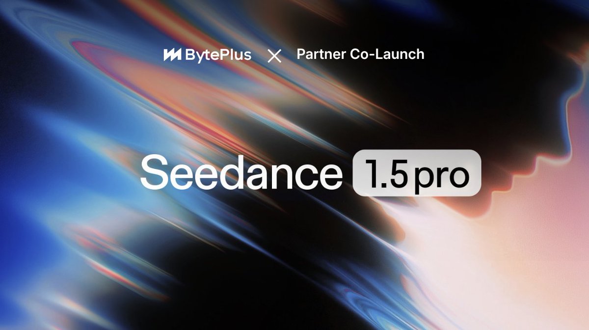 Seedance 1.5 partner co-launch banner