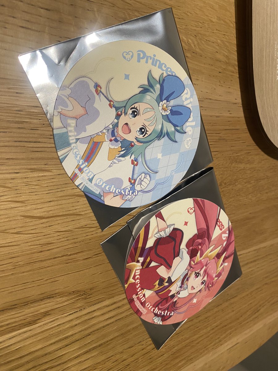 raspberryho1ic's tweet photo. 【交換募集】プリンセッション・オーケストラ プリオケ
洒落cafe
コースター

【譲】
リップル、ジール

【求】
ギータ

20時半まで現地におります。
郵送での交換も可能です。
検索からでもお気軽にお声掛けください。 https://t.co/a6JsL78sna