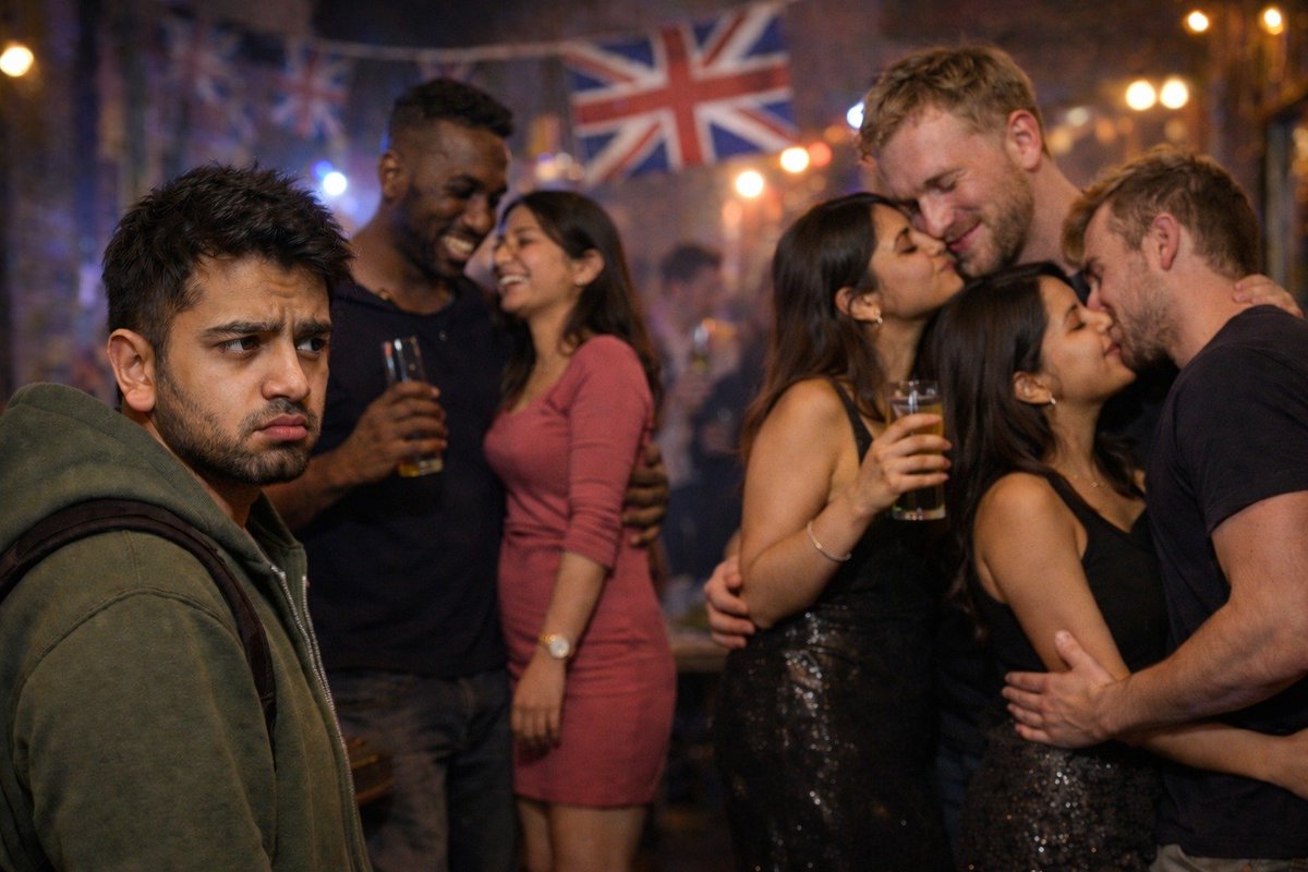 BlackPilledPaki's tweet photo. 𝗦𝗶𝘁𝘂𝗮𝘁𝗶𝗼𝗻 𝗳𝗼𝗿 𝗣𝗮𝗸𝗶𝘀𝘁𝗮𝗻𝗶 𝗺𝗲𝗻 𝗶𝗻 𝗨𝗞

Pakistani men (South Asian men in general) sit at the absolute bottom of the sexual hierarchy in UK

Here are their options in 2026 https://t.co/SmkbppWIUX
