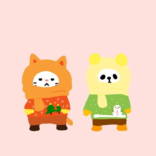 papiko_piko's tweet image. 防寒🧣🧤

#イラスト
