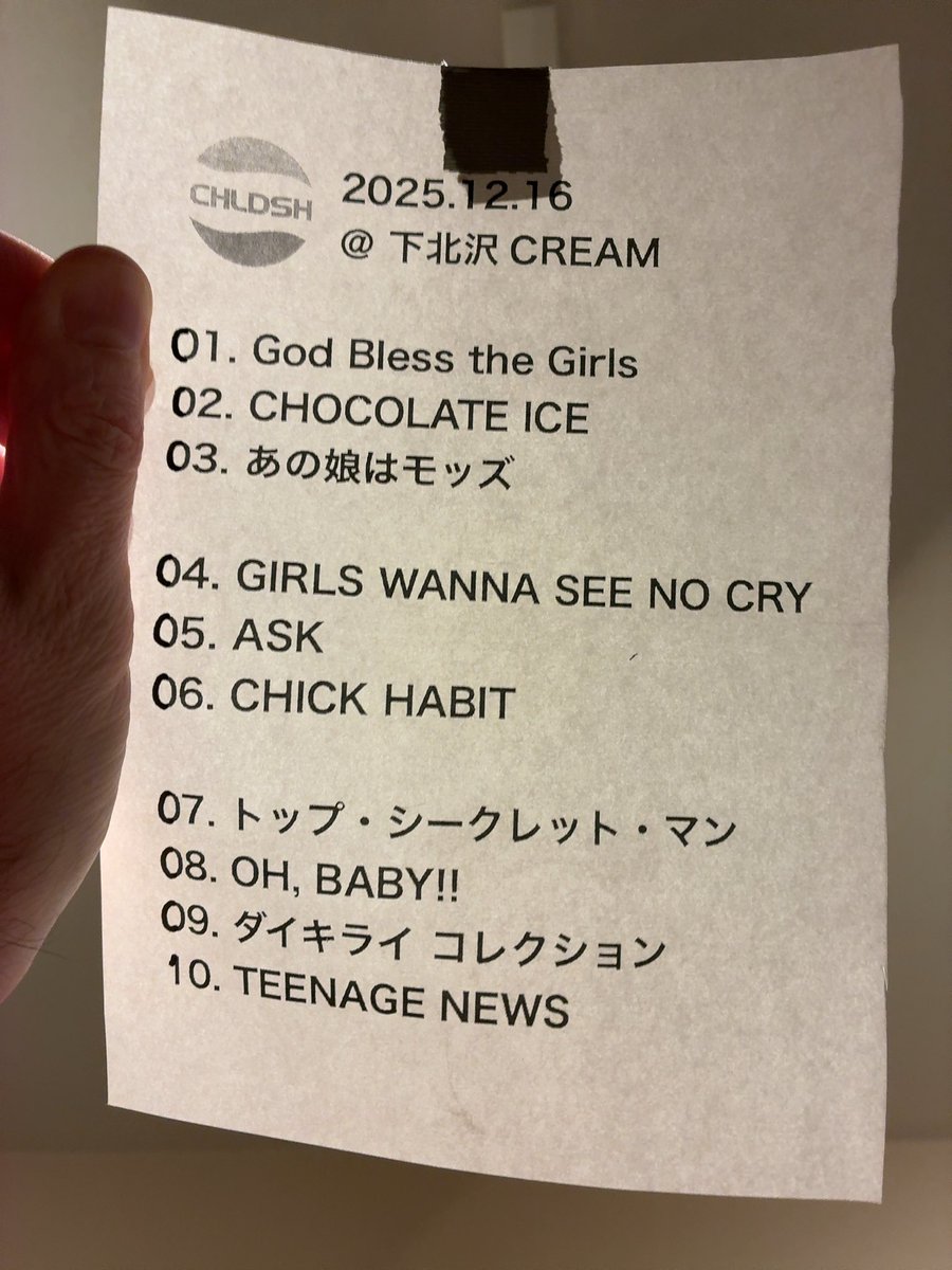 CHILDISH TONESは今回Nishioka Diddleyさんがおよそ6年ぶりに参加し🎸(なんと初めて一緒のステージ！)、そしてROCK-A-POPPY a.k.a. おひなちゃんも久しぶりに鍵盤での参加でした🎹！

ニシ君のバンドDidburnsでもやっている「OH, BABY!!」を一緒にできて嬉しかったです！🙌