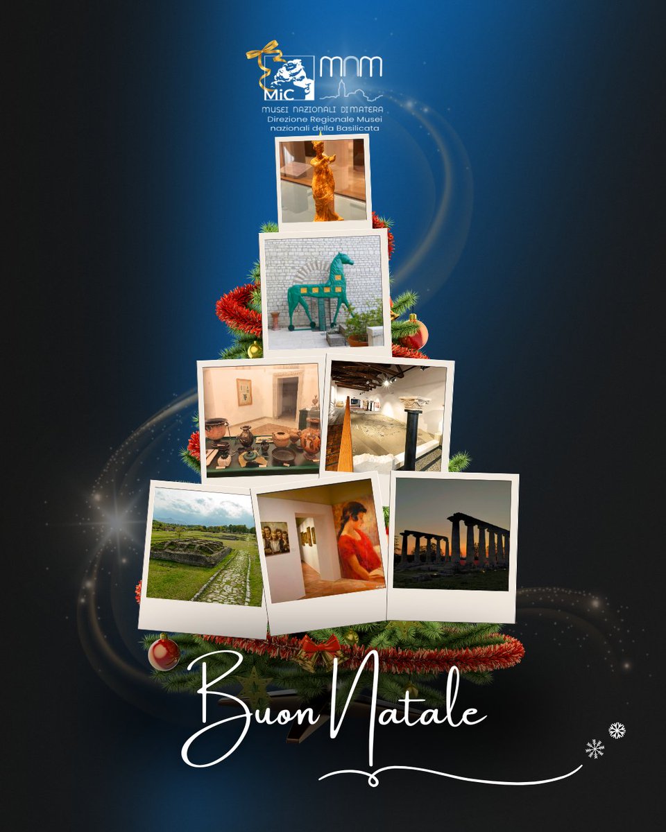 Tra le meraviglie dei Musei della Basilicata,
in ogni angolo, in ogni reperto, in tutte le forme d'arte,
esiste un frammento della nostra storia.

Chi eravamo, chi siamo, chi saremo.

𝑩𝒖𝒐𝒏 𝑵𝒂𝒕𝒂𝒍𝒆, 𝒓𝒊𝒄𝒄𝒐 𝒅𝒊 𝒐𝒈𝒏𝒊 𝒃𝒆𝒍𝒍𝒆𝒛𝒛𝒂 𝒄𝒖𝒍𝒕𝒖𝒓𝒂𝒍𝒆!
🎄