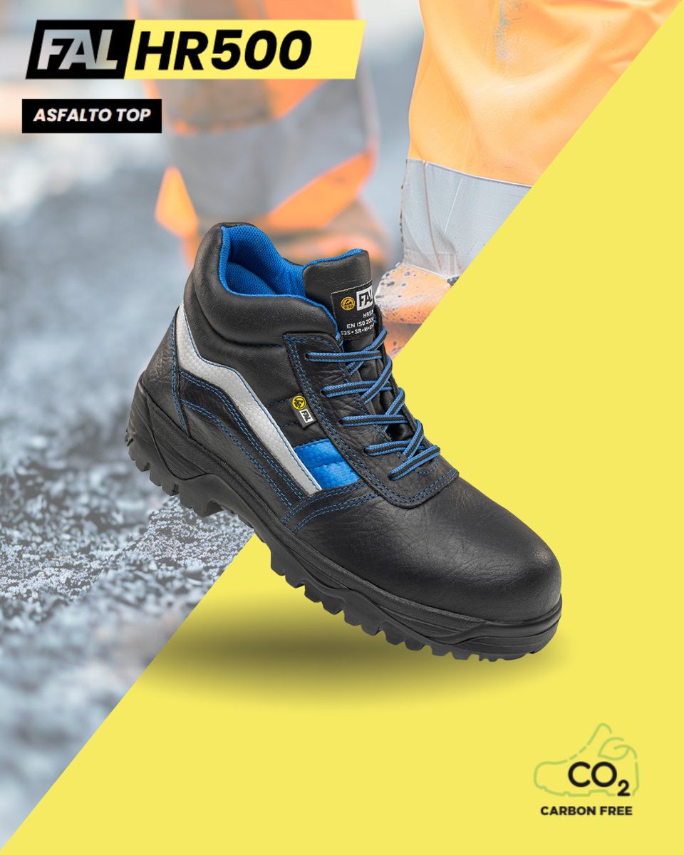 ¡#CalzadodeSeguridad diseñado especialmente para afrontar superficies calientes!

Si trabajas en asfalto, carretera, cubiertas o superficies que alcanzan temperaturas peligrosas, no te la juegues: necesitas una bota que realmente proteja 🔧👣

👉 falseguridad.es/producto/hr500/