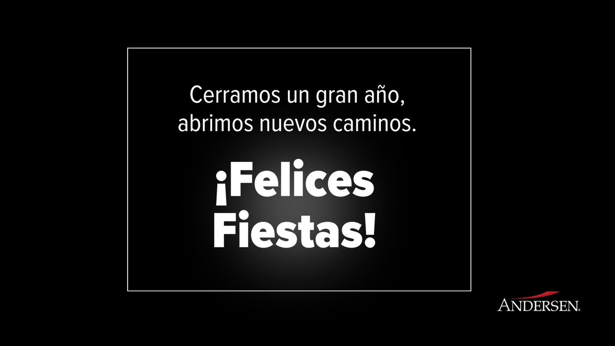 Andersen_AR's tweet image. Este año reafirmamos lo que nos impulsa: trabajar con compromiso, en equipo y con visión de futuro.

¡Felices fiestas y un excelente comienzo de año!

#AndersenArgentina #FinDeAño