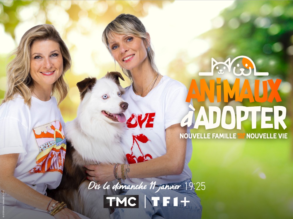 Dimanche 11 Janvier 2026 à 19h25 sur <a href="/TMCtv/">TMC</a> : "INÉDIT - #AnimauxAAdopter : Nouvelle famille pour une nouvelle vie" !