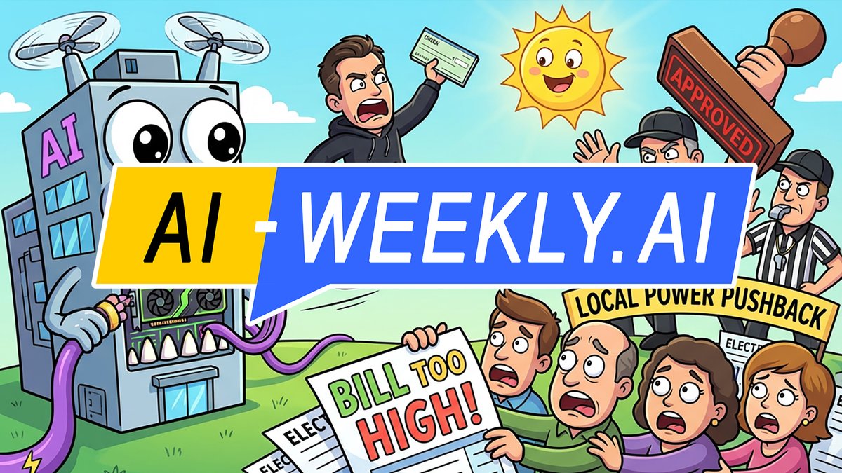 AI-Weekly for Tuesday, December 23, 2025 - Issue 196
ai-weekly.ai/newsletter-12-…

✨ The Week's News in Artificial Intelligence
A Mind Vault Solutions, Ltd. Publication
#ai #news #ainews #artificialintelligence #aiweekly #technology #tech #technews #techtrends #machinelearning